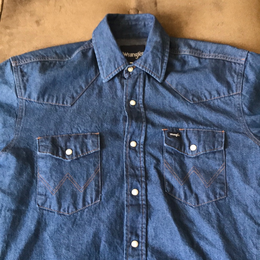 Vintage Wrangler denim shirt